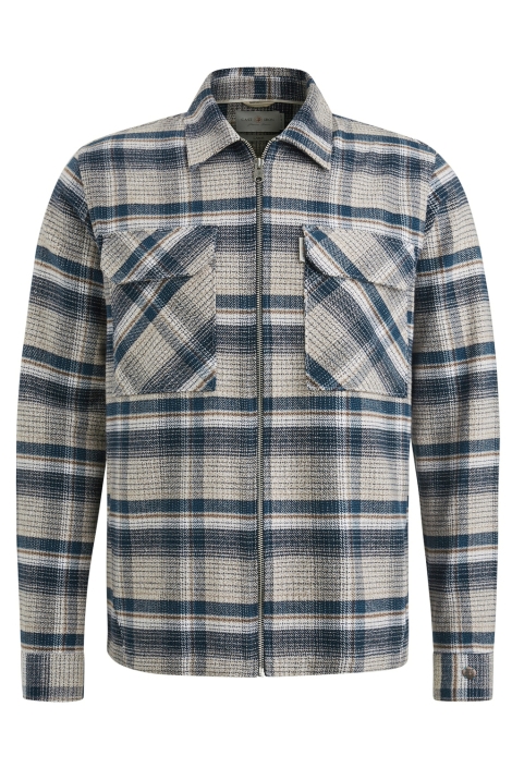 Cast Iron long sleeve shirt mouline check br